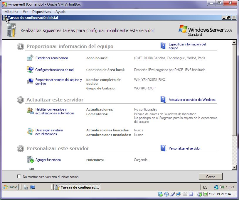 Finalizacion De La Instalacion Manual De Instalacion De Windows Server 2008 9640